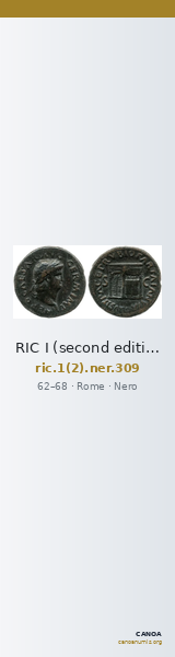 RIC I (second edition) Nero 309 — CANOA
