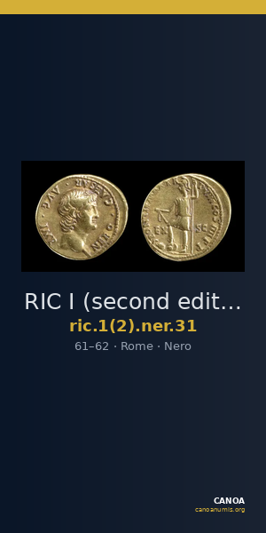 RIC I (second edition) Nero 31 — CANOA