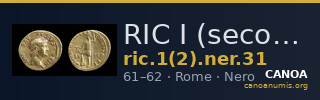 RIC I (second edition) Nero 31 — CANOA