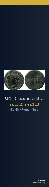 RIC I (second edition) Nero 313 — CANOA
