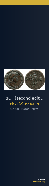 RIC I (second edition) Nero 314 — CANOA