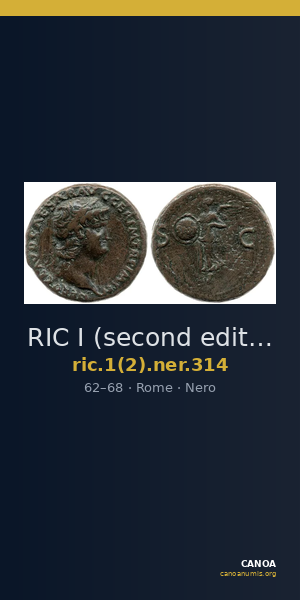 RIC I (second edition) Nero 314 — CANOA