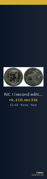 RIC I (second edition) Nero 316 — CANOA
