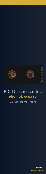 RIC I (second edition) Nero 317 — CANOA