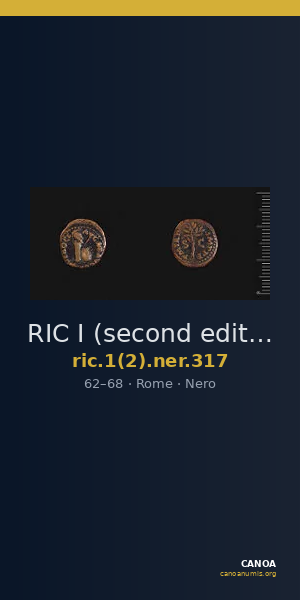 RIC I (second edition) Nero 317 — CANOA