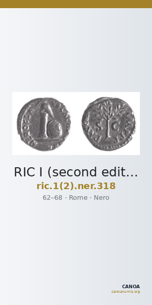 RIC I (second edition) Nero 318 — CANOA