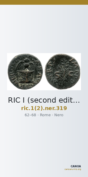 RIC I (second edition) Nero 319 — CANOA