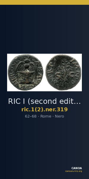 RIC I (second edition) Nero 319 — CANOA