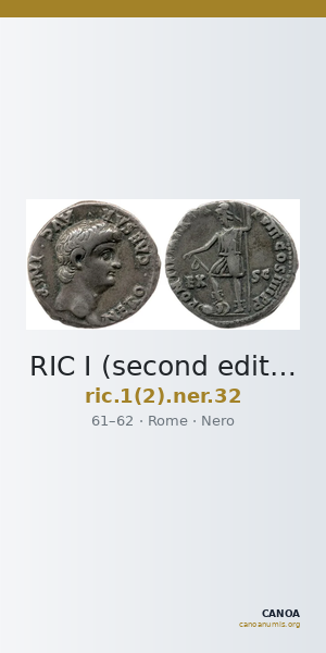 RIC I (second edition) Nero 32 — CANOA