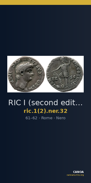 RIC I (second edition) Nero 32 — CANOA