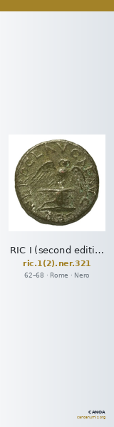 RIC I (second edition) Nero 321 — CANOA
