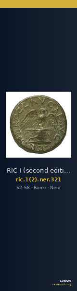 RIC I (second edition) Nero 321 — CANOA
