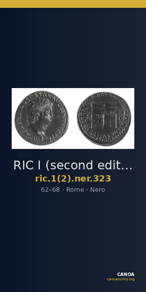 RIC I (second edition) Nero 323 — CANOA