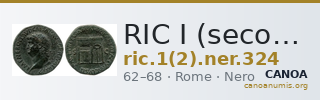 RIC I (second edition) Nero 324 — CANOA