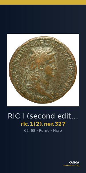 RIC I (second edition) Nero 327 — CANOA