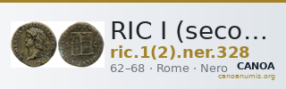 RIC I (second edition) Nero 328 — CANOA