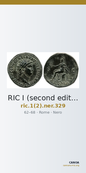 RIC I (second edition) Nero 329 — CANOA