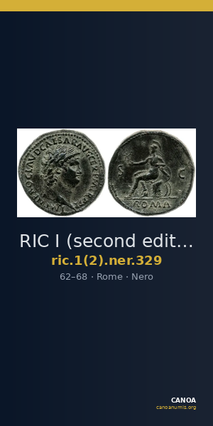 RIC I (second edition) Nero 329 — CANOA