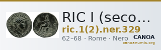 RIC I (second edition) Nero 329 — CANOA