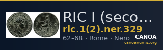 RIC I (second edition) Nero 329 — CANOA