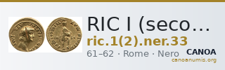RIC I (second edition) Nero 33 — CANOA