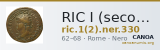 RIC I (second edition) Nero 330 — CANOA