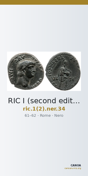 RIC I (second edition) Nero 34 — CANOA