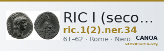 RIC I (second edition) Nero 34 — CANOA