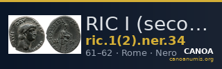 RIC I (second edition) Nero 34 — CANOA