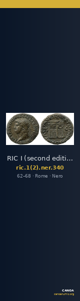 RIC I (second edition) Nero 340 — CANOA