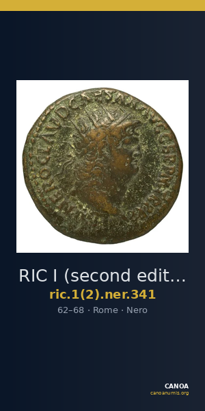 RIC I (second edition) Nero 341 — CANOA