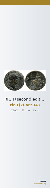 RIC I (second edition) Nero 343 — CANOA