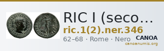 RIC I (second edition) Nero 346 — CANOA
