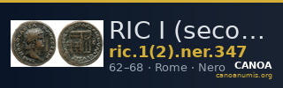 RIC I (second edition) Nero 347 — CANOA