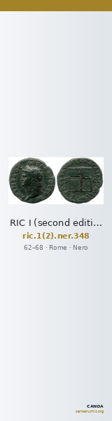 RIC I (second edition) Nero 348 — CANOA