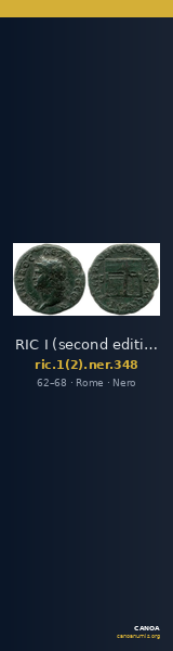 RIC I (second edition) Nero 348 — CANOA