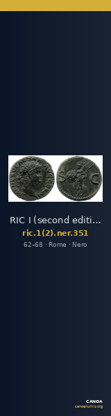 RIC I (second edition) Nero 351 — CANOA
