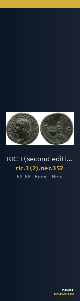 RIC I (second edition) Nero 352 — CANOA
