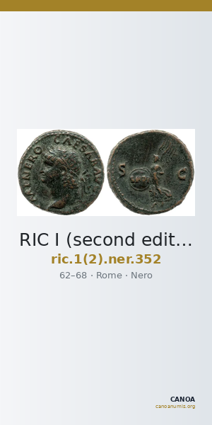 RIC I (second edition) Nero 352 — CANOA