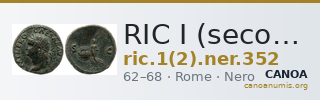 RIC I (second edition) Nero 352 — CANOA