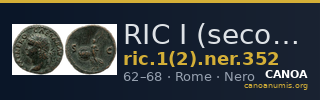 RIC I (second edition) Nero 352 — CANOA