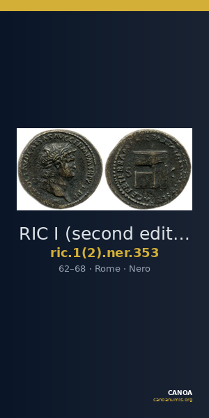 RIC I (second edition) Nero 353 — CANOA