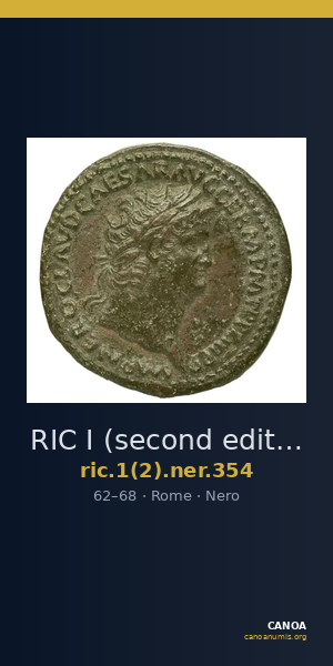 RIC I (second edition) Nero 354 — CANOA