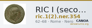 RIC I (second edition) Nero 354 — CANOA