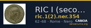 RIC I (second edition) Nero 354 — CANOA
