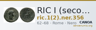 RIC I (second edition) Nero 356 — CANOA