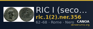RIC I (second edition) Nero 356 — CANOA