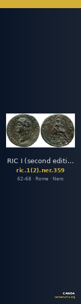 RIC I (second edition) Nero 359 — CANOA