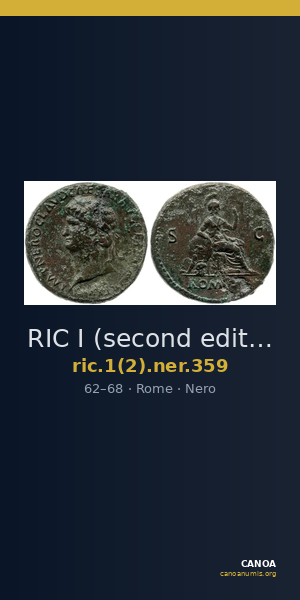 RIC I (second edition) Nero 359 — CANOA