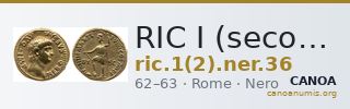 RIC I (second edition) Nero 36 — CANOA